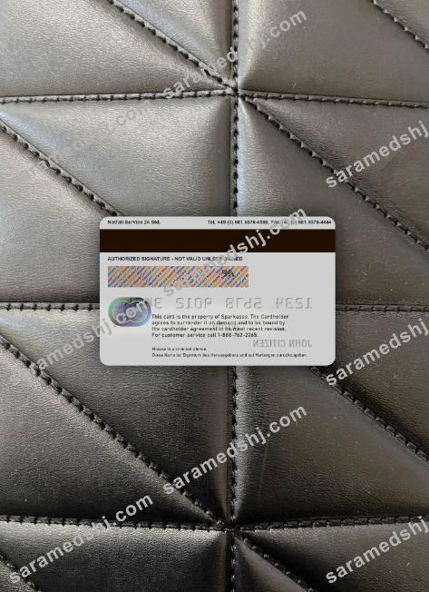 Germany Sparkasse MasterCard photolook back